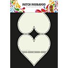Dutch Doobadoo Dutch Card Art kaarten ezel hart  A4