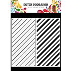 Dutch Doobadoo Dutch Mask Art Slimline Stripes 210x210mm 