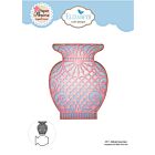 Elizabeth Craft Designs Bohemian Rose Die Delicate Fancy Vase (2311)