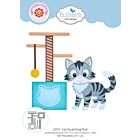 Meet the Cats Die Cat Scratching Post by Cute & Whimsical (2373) - Meet the Cats Die Cat Scratching Post by Cute & Whimsical (2373)