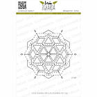 Lesia Zgharda Design photopolymer Stamp Geometric ornament 8.6x7.5