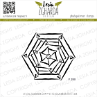 Lesia Zgharda Design photopolymer Stamp Geometric rosette 5.5x5.2