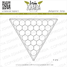 Lesia Zgharda Design Stamp Honeycombs in a triangle 