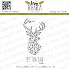 Lesia Zgharda Design photopolymer Stamp set Triangle deer 