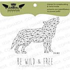 Lesia Zgharda Design photopolymer Stamp Set Wolf (triangles) 