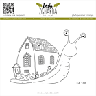 Lesia Zgharda Design Stamp Snail House