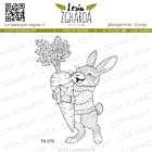 Lesia Zgharda Stamp Happy Bunny with a Carrot Gift