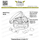 Lesia Zgharda Stamp Set Sleeping Mouse in Candy Tin