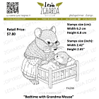 Lesia Zgharda Stamp Bedtime with Grandma Mouse” 