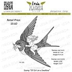 Lesia Zgharda Design Stamp “Elf Girl on a Swallow”
