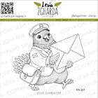 Lesia Zgharda Design Stamp Happy Post Pigeon