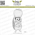 Lesia Zgharda Design Stamp Hedgehog with a Strawberry