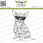 Lesia Zgharda Design Stamp Chill Chihuahua Dog (Boy)