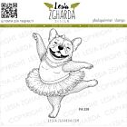 Lesia Zgharda Design Stamp French Bulldog Ballerina
