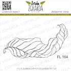 Lesia Zgharda Design photopolymer Stamp Dry fall leaf FL164
