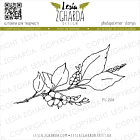  Lesia Zgharda Design photopolymer Stamp Sprig of blossom contour FL204