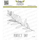  Lesia Zgharda Design photopolymer Stamp Set Perfect day | Branch frond with sentiments FL223