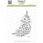  Lesia Zgharda Design photopolymer Stamp Flower ornament FL250