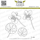Lesia Zgharda Design Stamp Violets flowers