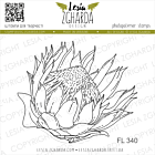 Lesia Zgharda Design Stamp Protea flower 