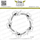 Lesia Zgharda Design Stamp Wreath of poppies and wheat ears FL351