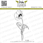 Lesia Zgharda Design Stamp Poppy FL353