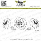 Lesia Zgharda Design Stamp Set Poppies FL355