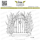 Lesia Zgharda Stamp Whimsical Door with Fern