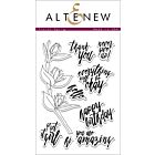 Altenew clear stamp set Floral Sprig