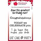 Woodware Extra Birthdays Clear Stamps (FRM073)    