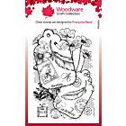 Woodware Two Tags Clear Stamps