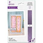 Gemini - 7"x2" 3D Panel Embossingfolder - Classic Damask