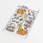 Heffy Doodle Two By Two Zoo Animals Clear Stamps (HFD0483)