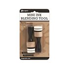 Ranger Mini Ink Blending Tool Handle with Foam 1 Inch Round (2 tools/4foams)