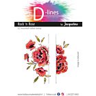 D-lines EZ mounted rubber stamps Rock ’n Rose