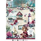 Jenine's Tide of Hope Die-cut Paper Pad Christmas Blush (JMA-TH-DCPP433)