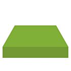 Fotokarton 50x70cm 300gr grasgroen (alleen af te halen in de winkel!)