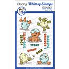 Whimsy Stamps Roar Stomp and Chomp Clear Stamp