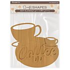 Stamperia Coffee and Chocolate MDF Crafty Shapes Blanks Cup and Plate (KLSM70)