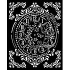 Stamperia Thick Stencil 20x25cm Alice Clock (KSTD090)