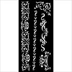 Stamperia Venice City of Art Thick Stencil 12X25cm Borders (KSTDL122)