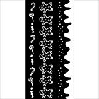 Stamperia Candy Christmas Thick Stencil 12X25cm Stripes   (KSTDL125)