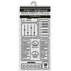 Stamperia A New Beginning Thick Stencil 12x25cm Control Panel (KSTDL155)