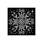 Stamperia The Owl's House Thick Stencil 12X12cm Snowflake (KSTDS52)