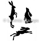 Lavinia Stamp Whimsical Hares