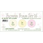 LeCrea - Flower Foam set 16 6 vl 3x2 Pastel 1. A4
