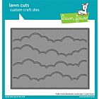 Lawn Fawn custom craft dies puffy cloud backdrop: landscape