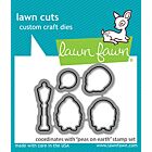 Lawn Fawn custom craft dies peas on earth - lawn cuts