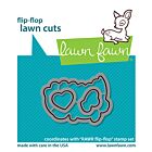 Lawn Fawn dies RAWR flip-flop lawn cuts