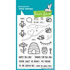 Lawn Fawn 4x6 clear stamp set hive five